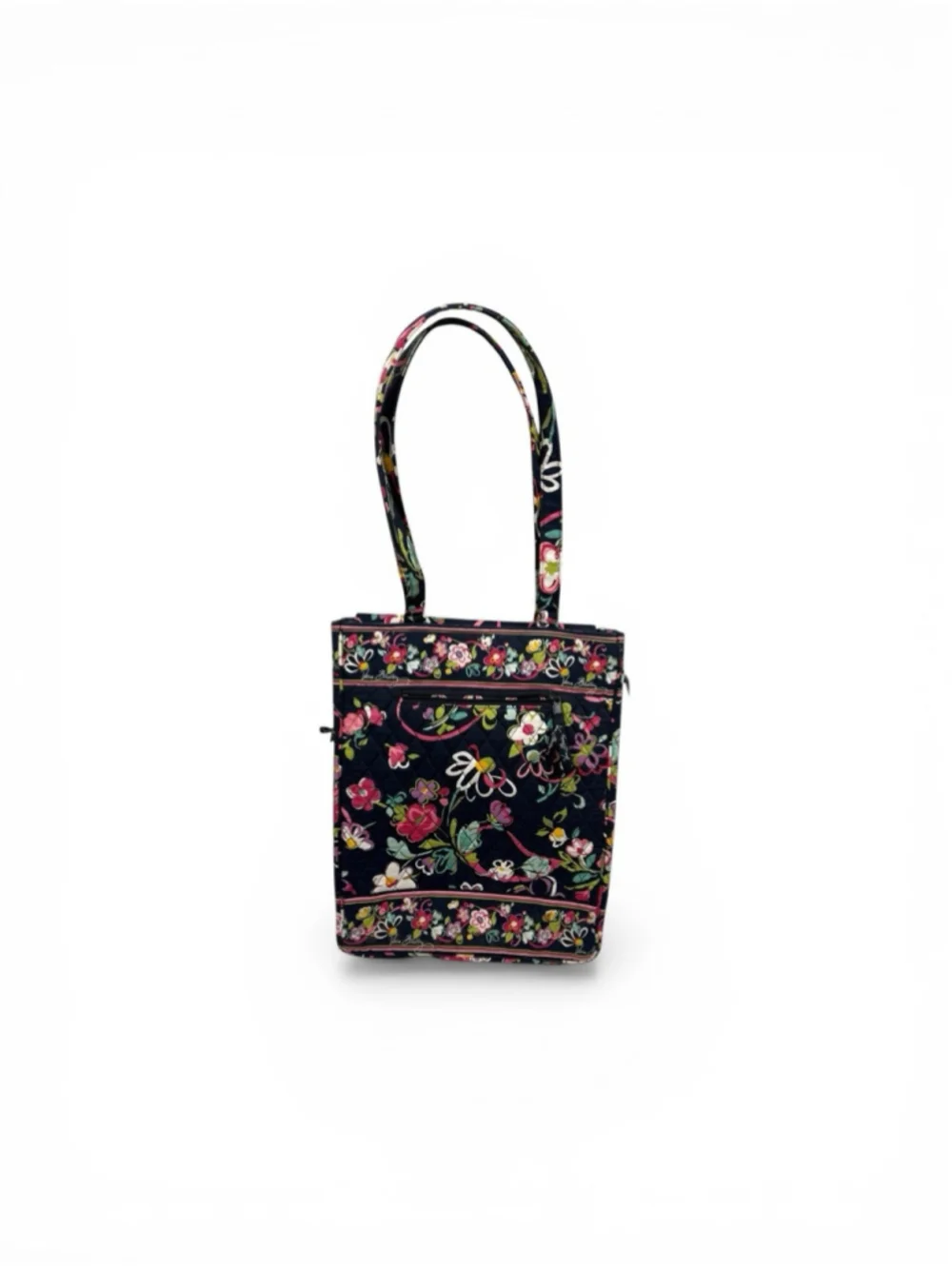 Vera Bradley Ribbons Floral Laptop Bag With Checkpoint Compartment